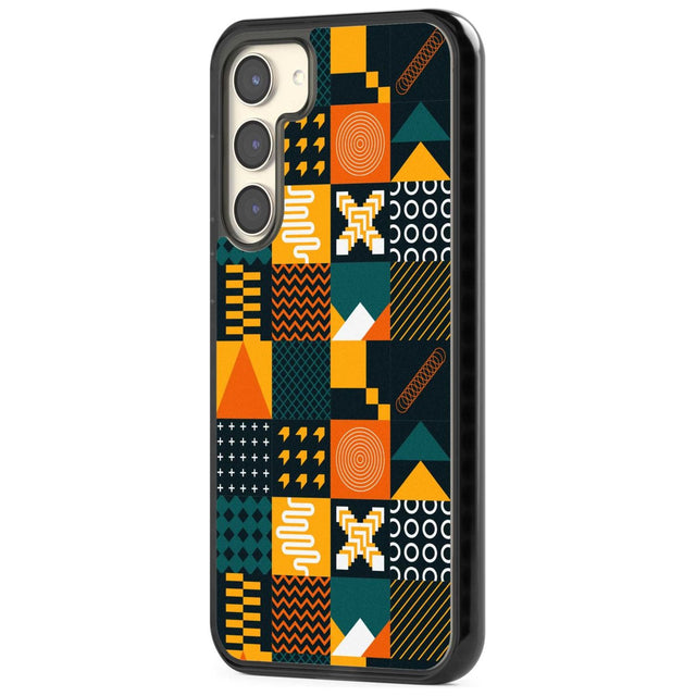 Funky Geometric Patterns: Orange & Dark Green Phone Case iPhone 15 Pro Max / Black Impact Case,iPhone 15 Plus / Black Impact Case,iPhone 15 Pro / Black Impact Case,iPhone 15 / Black Impact Case,iPhone 15 Pro Max / Impact Case,iPhone 15 Plus / Impact Case,iPhone 15 Pro / Impact Case,iPhone 15 / Impact Case,iPhone 15 Pro Max / Magsafe Black Impact Case,iPhone 15 Plus / Magsafe Black Impact Case,iPhone 15 Pro / Magsafe Black Impact Case,iPhone 15 / Magsafe Black Impact Case,iPhone 14 Pro Max / Black Impact Cas