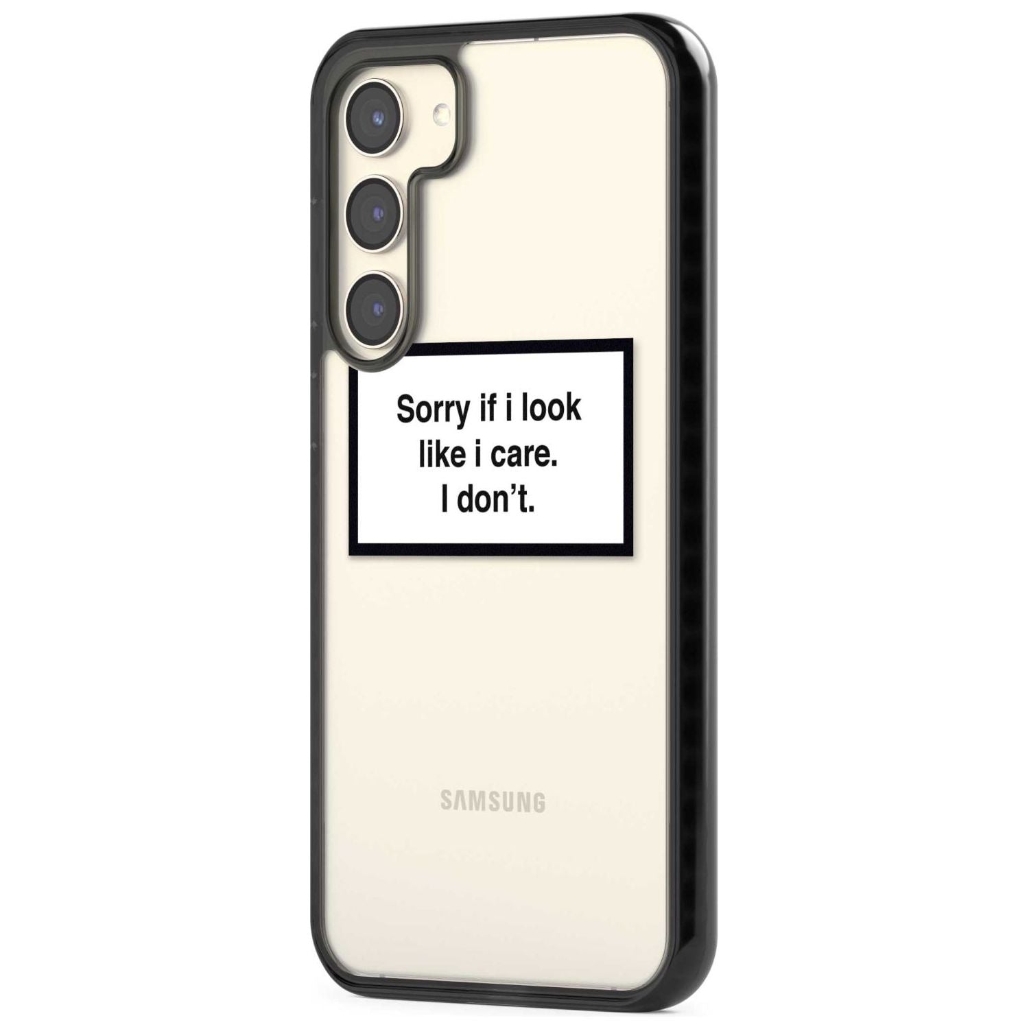 Sorry If I Look Like I Care