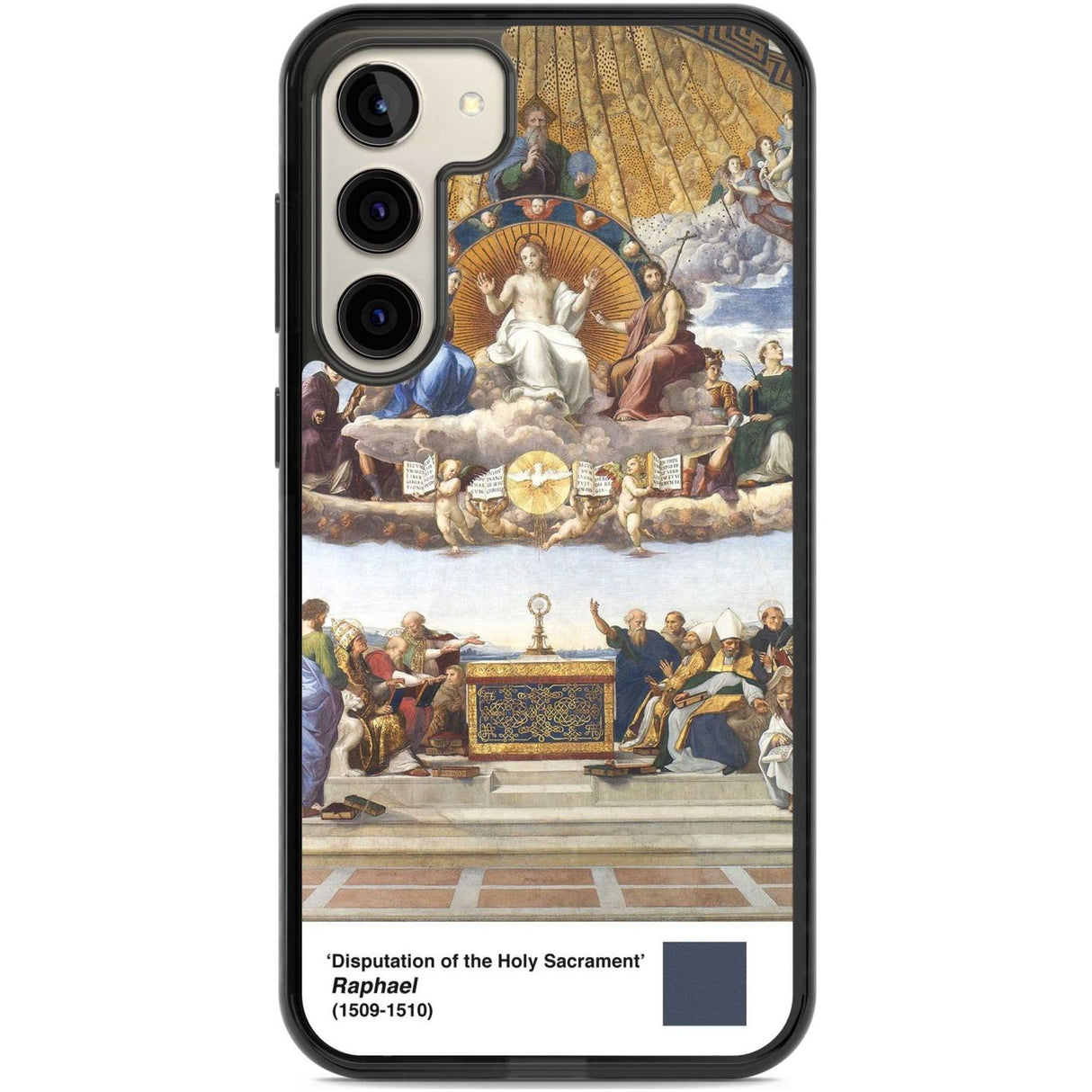 Disputation of the Holy Sacrament Phone Case Samsung S22 Plus / Black Impact Case,Samsung S23 Plus / Black Impact Case Blanc Space