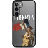 Liberty Phone Case Samsung S22 Plus / Black Impact Case,Samsung S23 Plus / Black Impact Case Blanc Space