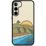 North Sunset Phone Case Samsung S22 Plus / Black Impact Case,Samsung S23 Plus / Black Impact Case Blanc Space