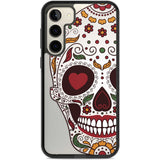 Autumn Sugar Skull Phone Case Samsung S22 Plus / Black Impact Case,Samsung S23 Plus / Black Impact Case Blanc Space