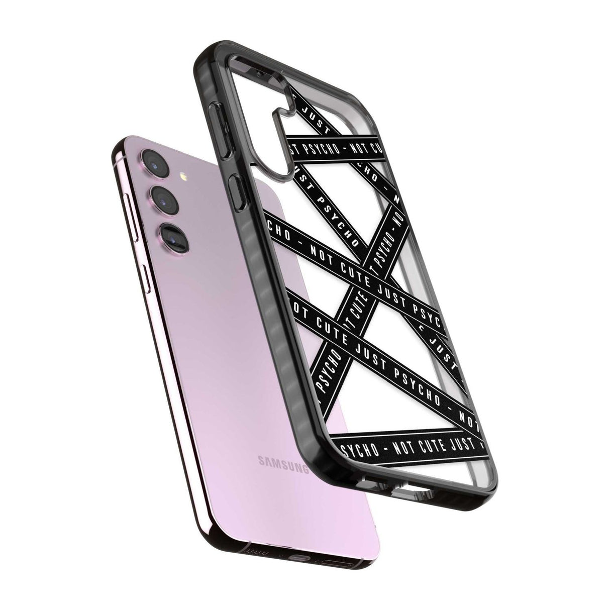 Caution Tape (Clear) Not Cute Just Psycho Phone Case iPhone 15 Pro Max / Black Impact Case,iPhone 15 Plus / Black Impact Case,iPhone 15 Pro / Black Impact Case,iPhone 15 / Black Impact Case,iPhone 15 Pro Max / Impact Case,iPhone 15 Plus / Impact Case,iPhone 15 Pro / Impact Case,iPhone 15 / Impact Case,iPhone 15 Pro Max / Magsafe Black Impact Case,iPhone 15 Plus / Magsafe Black Impact Case,iPhone 15 Pro / Magsafe Black Impact Case,iPhone 15 / Magsafe Black Impact Case,iPhone 14 Pro Max / Black Impact Case,iP