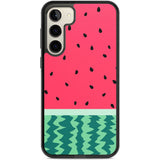 Full Watermelon Print Phone Case Samsung S22 Plus / Black Impact Case,Samsung S23 Plus / Black Impact Case Blanc Space