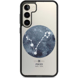 Pisces Zodiac Transparent Design - Blue