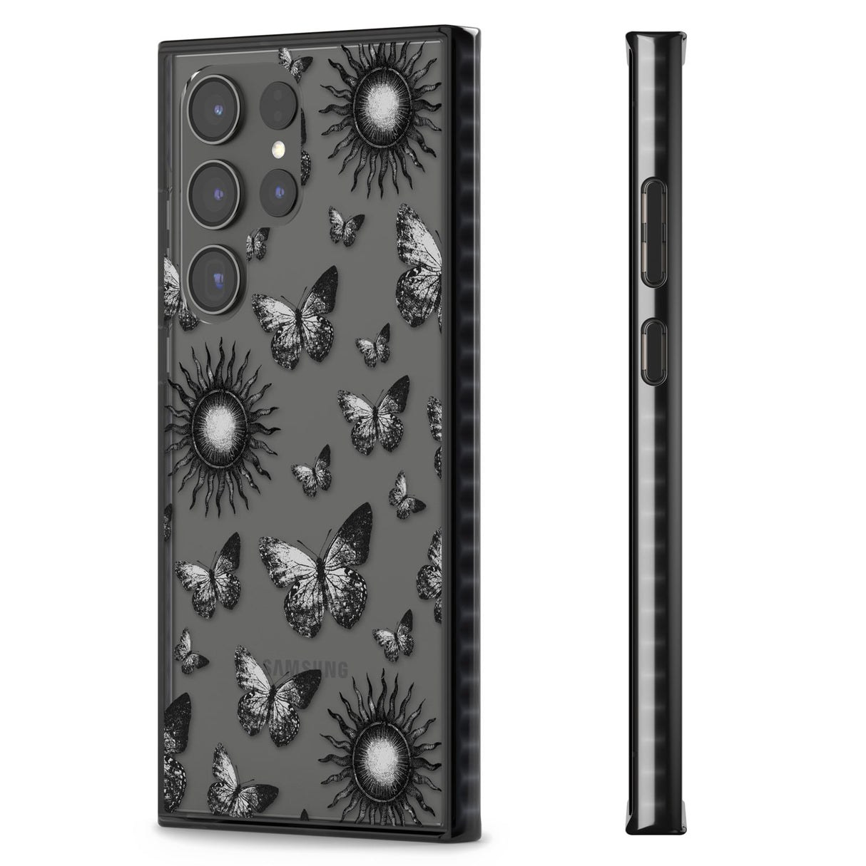 Butterflies & Suns Impact Phone Case for Samsung Galaxy S24 Ultra , Samsung Galaxy S23 Ultra, Samsung Galaxy S22 Ultra