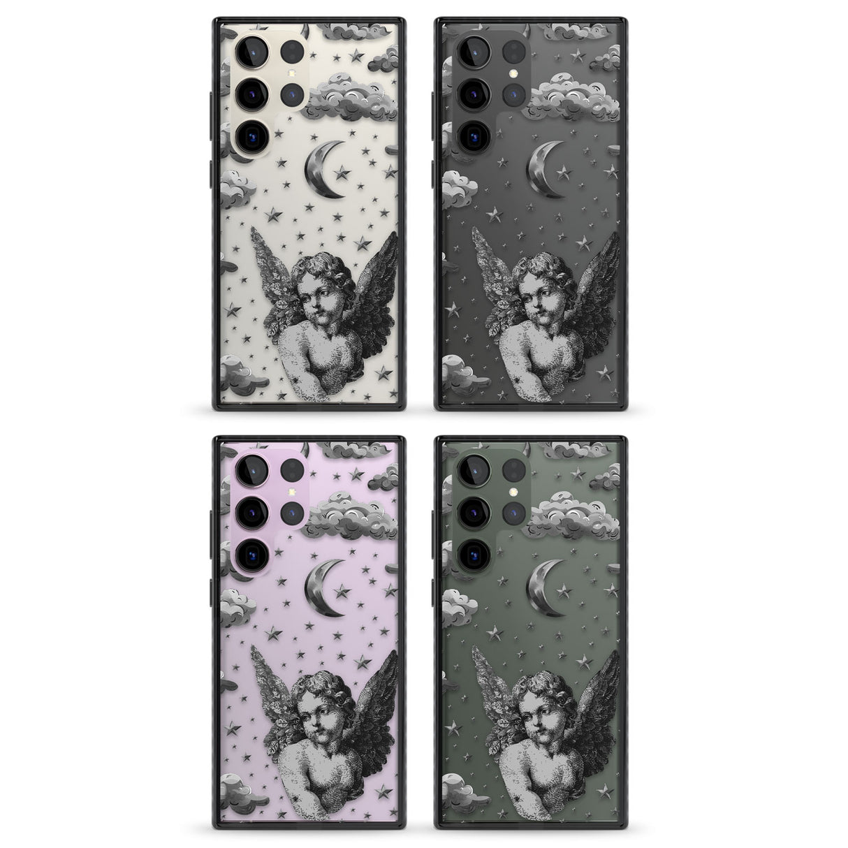 Celestial Cherub Impact Phone Case for Samsung Galaxy S24 Ultra , Samsung Galaxy S23 Ultra, Samsung Galaxy S22 Ultra