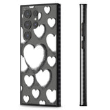 Hand-Drawn Hearts Impact Phone Case for Samsung Galaxy S24 Ultra , Samsung Galaxy S23 Ultra, Samsung Galaxy S22 Ultra