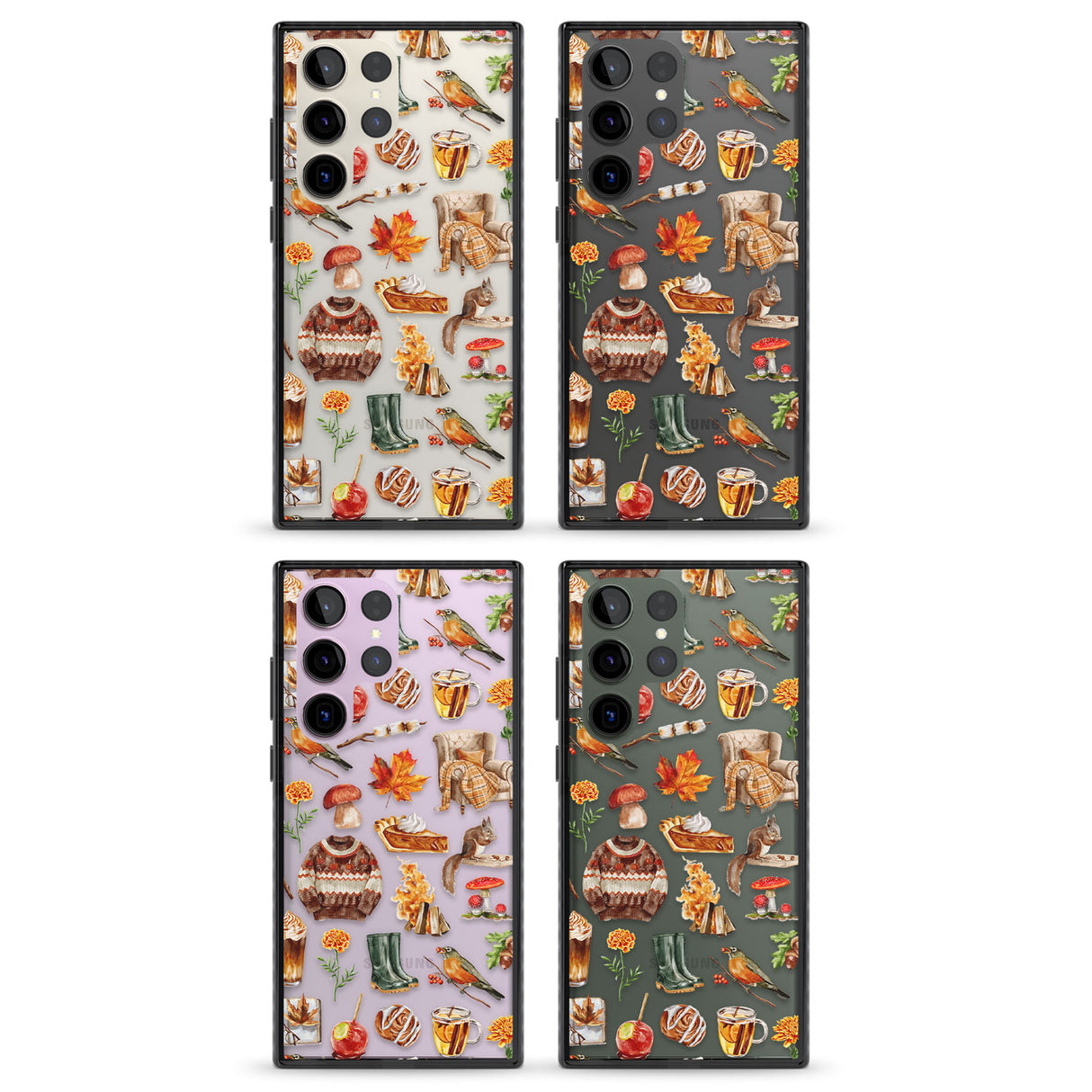 Cozy Autumn Aesthetic Impact Phone Case for Samsung Galaxy S24 Ultra , Samsung Galaxy S23 Ultra, Samsung Galaxy S22 Ultra