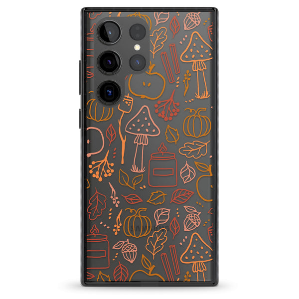 Autumn Line Pattern