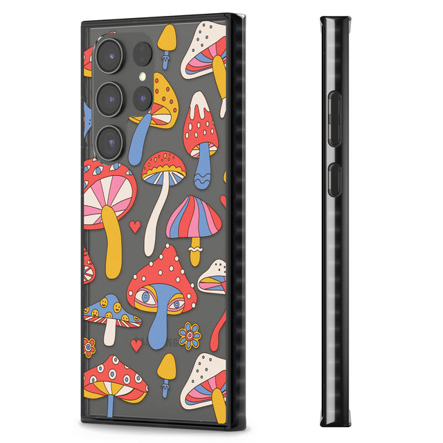 Vibrant Shrooms Impact Phone Case for Samsung Galaxy S24 Ultra , Samsung Galaxy S23 Ultra, Samsung Galaxy S22 Ultra