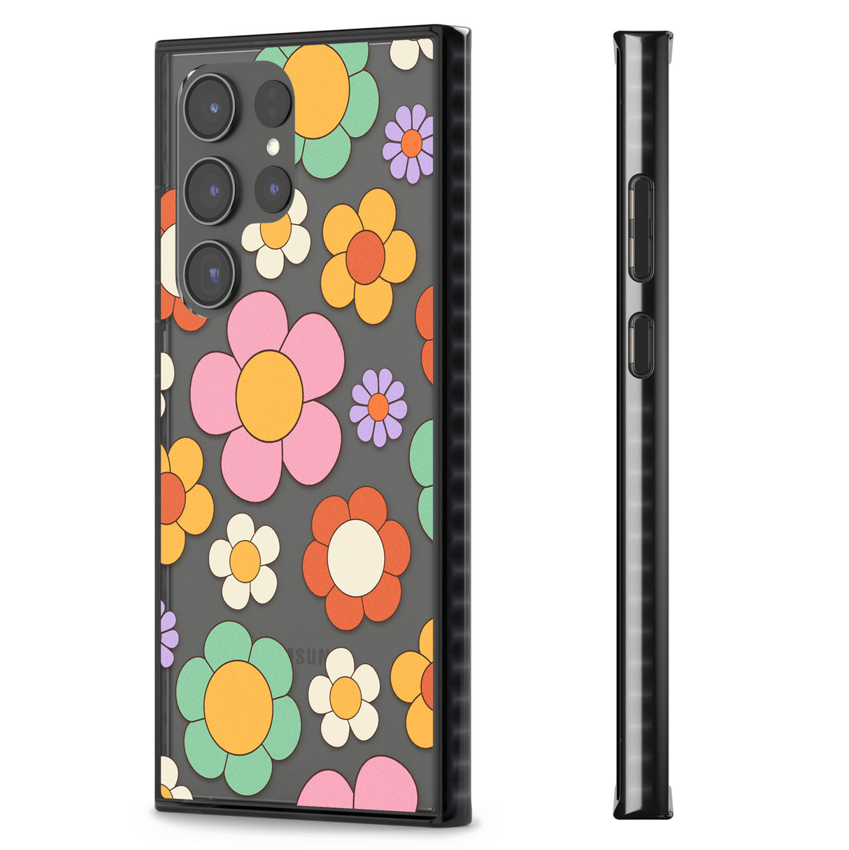 Groovy Blossoms Impact Phone Case for Samsung Galaxy S24 Ultra , Samsung Galaxy S23 Ultra, Samsung Galaxy S22 Ultra