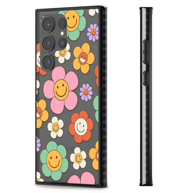 Happy Blossoms Impact Phone Case for Samsung Galaxy S24 Ultra , Samsung Galaxy S23 Ultra, Samsung Galaxy S22 Ultra