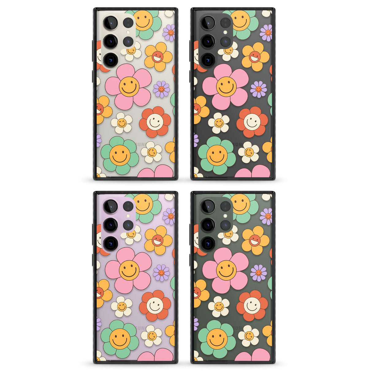 Happy Blossoms Impact Phone Case for Samsung Galaxy S24 Ultra , Samsung Galaxy S23 Ultra, Samsung Galaxy S22 Ultra