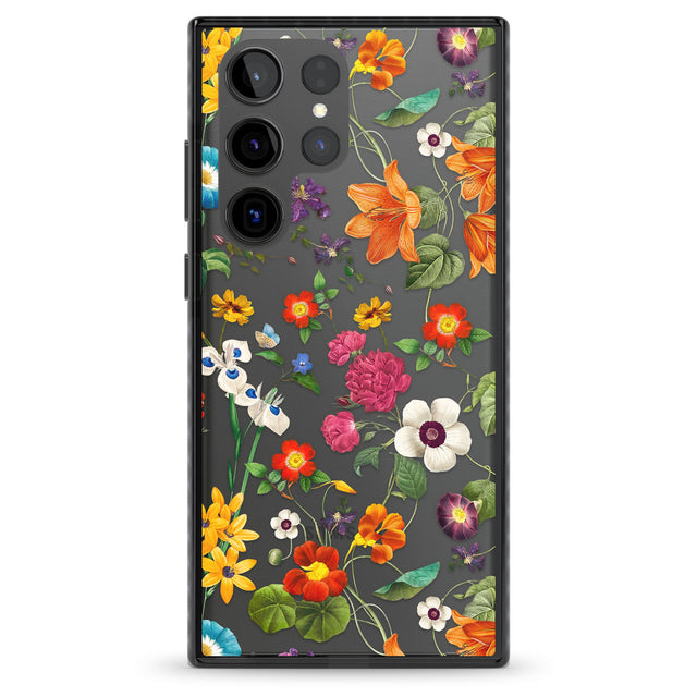 Whimsical Wildflowers Impact Phone Case for Samsung Galaxy S24 Ultra , Samsung Galaxy S23 Ultra, Samsung Galaxy S22 Ultra