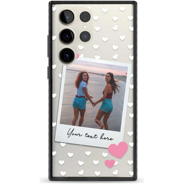 Personalised Hearts Instant Camera Photo