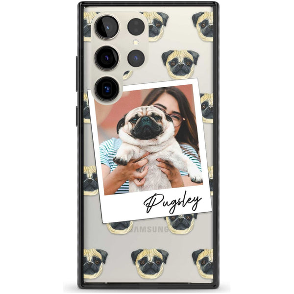 Personalised Pug Instant Camera Photo