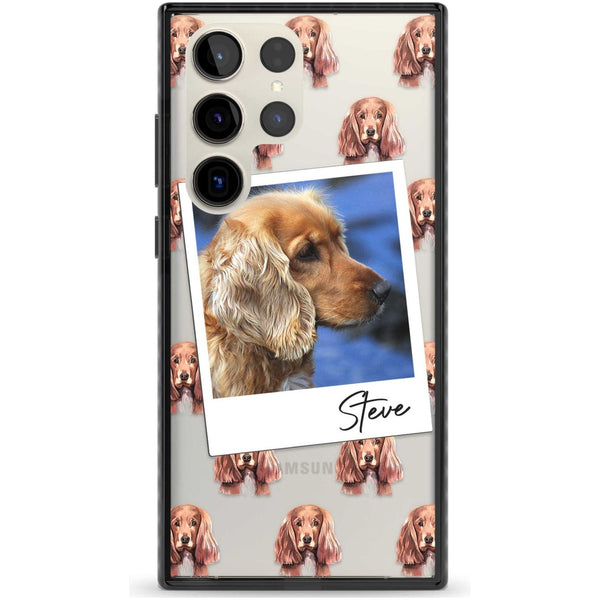 Personalised Cocker Spaniel Instant Camera Photo