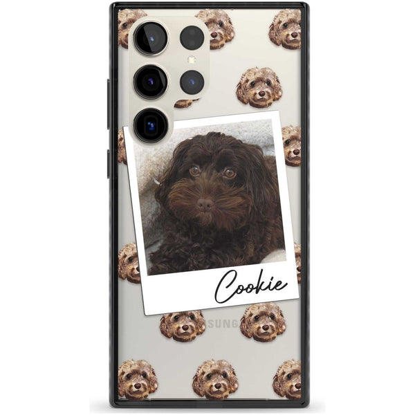 Personalised Brown Cockapoo Instant Camera Photo