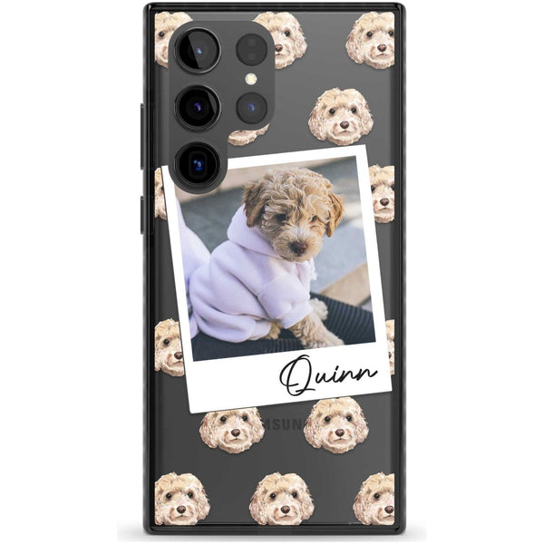 Personalised Cream Cockapoo Instant Camera Photo
