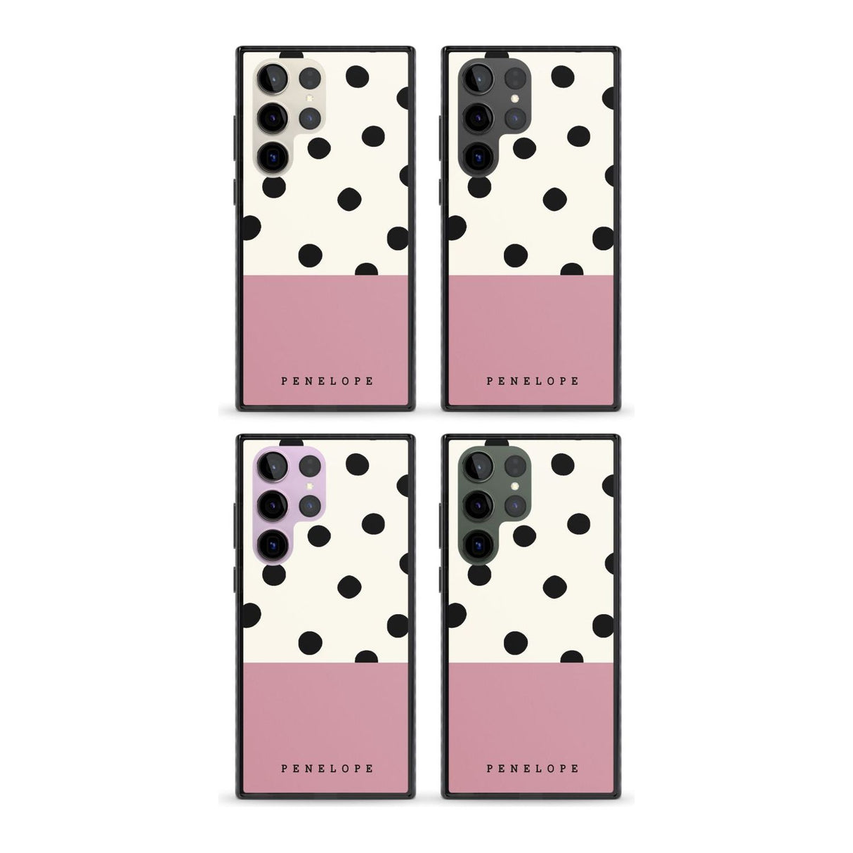 Personalised Pink Border Polka Dot Custom Phone Case iPhone 15 Pro Max / Black Impact Case,iPhone 15 Plus / Black Impact Case,iPhone 15 Pro / Black Impact Case,iPhone 15 / Black Impact Case,iPhone 15 Pro Max / Impact Case,iPhone 15 Plus / Impact Case,iPhone 15 Pro / Impact Case,iPhone 15 / Impact Case,iPhone 15 Pro Max / Magsafe Black Impact Case,iPhone 15 Plus / Magsafe Black Impact Case,iPhone 15 Pro / Magsafe Black Impact Case,iPhone 15 / Magsafe Black Impact Case,iPhone 14 Pro Max / Black Impact Case,iP