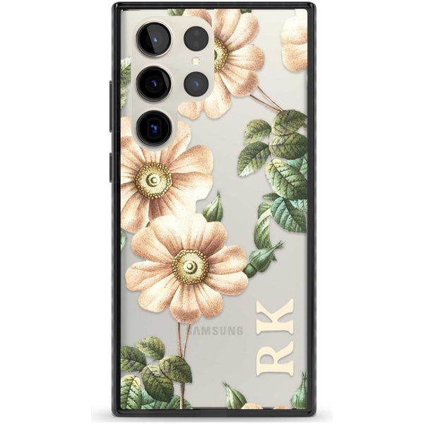 Personalised Vintage Floral Anemone