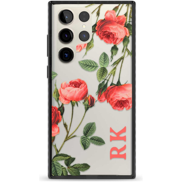 Personalised Vintage Floral Rose