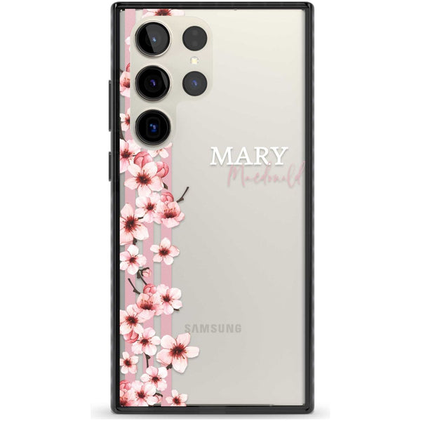 Personalised Cherry Blossom Stripe