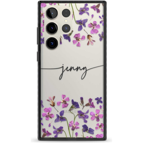 Personalised Purple Wildflowers