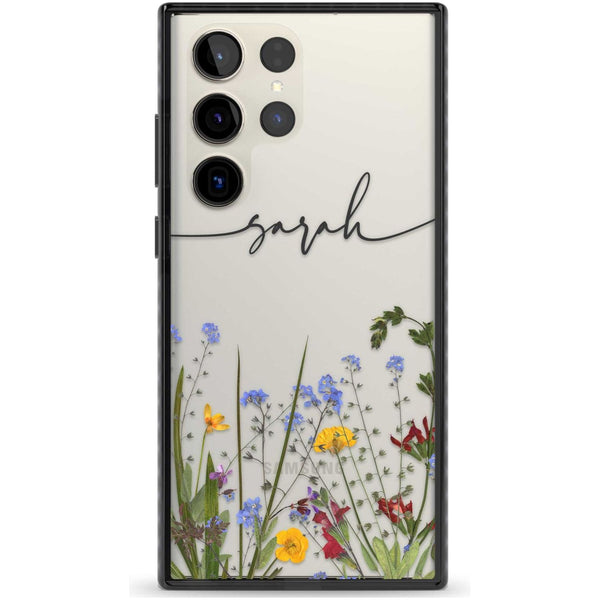 Personalised Wildflower Script