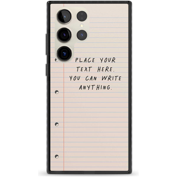 Personalised Lined Paper