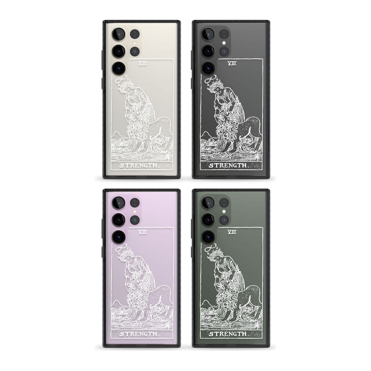 Personalised Strength Tarot Card - White Transparent Custom Phone Case iPhone 15 Pro Max / Black Impact Case,iPhone 15 Plus / Black Impact Case,iPhone 15 Pro / Black Impact Case,iPhone 15 / Black Impact Case,iPhone 15 Pro Max / Impact Case,iPhone 15 Plus / Impact Case,iPhone 15 Pro / Impact Case,iPhone 15 / Impact Case,iPhone 15 Pro Max / Magsafe Black Impact Case,iPhone 15 Plus / Magsafe Black Impact Case,iPhone 15 Pro / Magsafe Black Impact Case,iPhone 15 / Magsafe Black Impact Case,iPhone 14 Pro Max / Bl