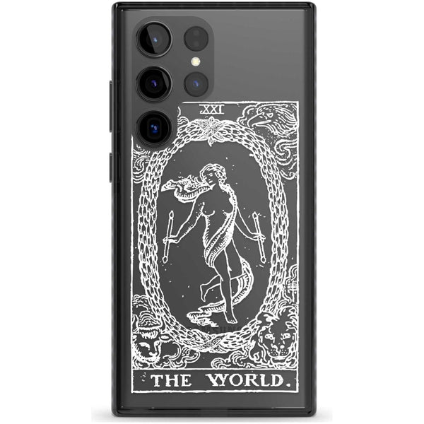 Personalised The World Tarot Card (White)