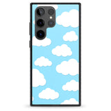 Blue Sky & Clouds Pattern Impact Phone Case for Samsung Galaxy S24 Ultra , Samsung Galaxy S23 Ultra, Samsung Galaxy S22 Ultra