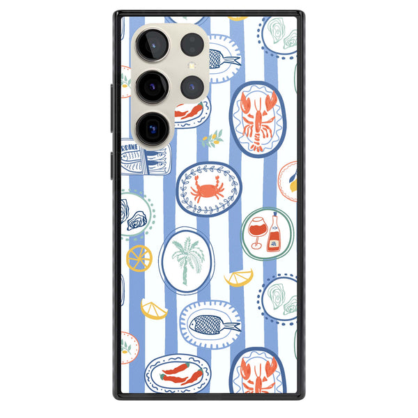 Nautical Stripes & Coastal Plates