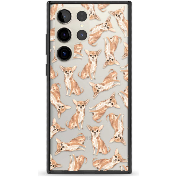 Chihuahua Watercolour Dog Pattern