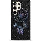 Dreamcatcher Space Stars Galaxy Print Phone Case Samsung S22 Ultra / Black Impact Case,Samsung S23 Ultra / Black Impact Case Blanc Space