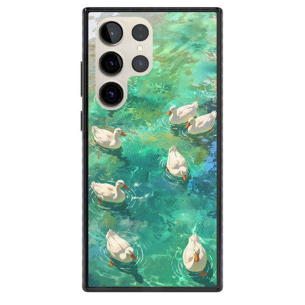 Ducks In The Pond