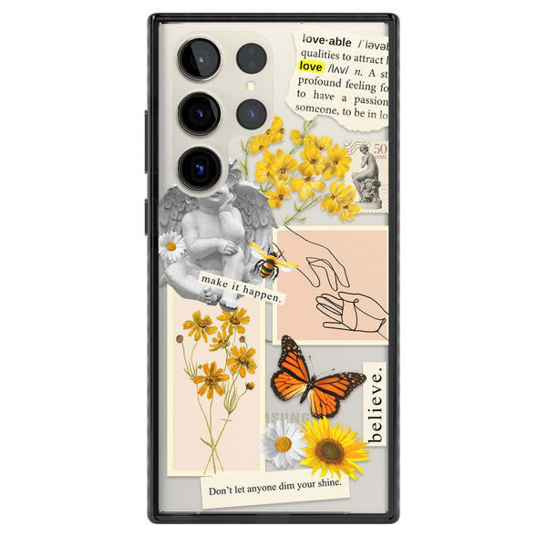 Yellow Wildflower Collage
