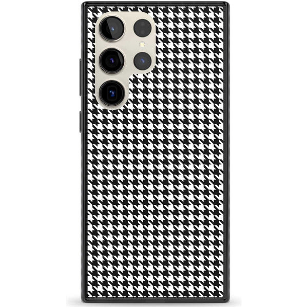 Black Houndstooth Pattern