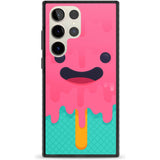 Ice Lolly Phone Case Samsung S22 Ultra / Black Impact Case,Samsung S23 Ultra / Black Impact Case Blanc Space