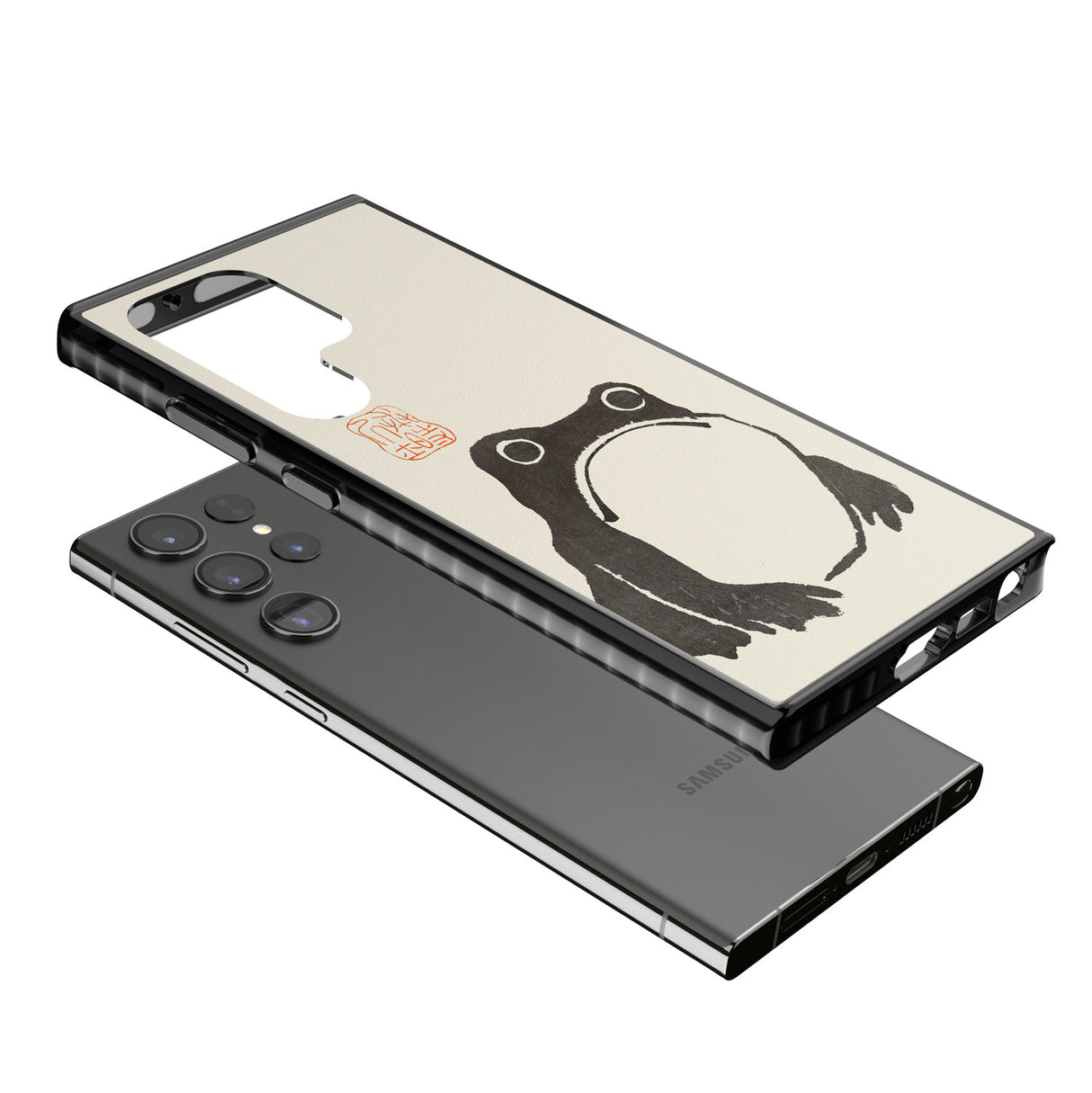 Matsumoto Hoji Frog Impact Phone Case for Samsung Galaxy S24 Ultra , Samsung Galaxy S23 Ultra, Samsung Galaxy S22 Ultra