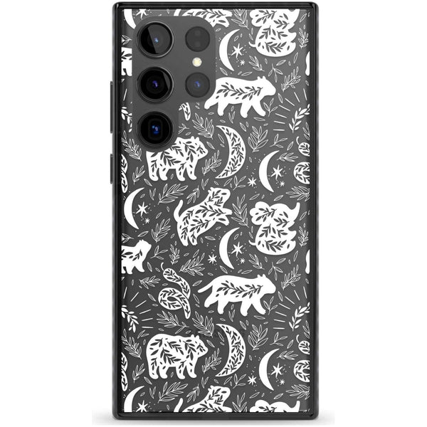 Forest Animal Silhouettes: White/Clear