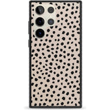 Almond Latte Phone Case Samsung S22 Ultra / Black Impact Case,Samsung S23 Ultra / Black Impact Case Blanc Space