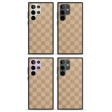 BEIGE CHECKERED Impact Phone Case for Samsung Galaxy S24 Ultra , Samsung Galaxy S23 Ultra, Samsung Galaxy S22 Ultra