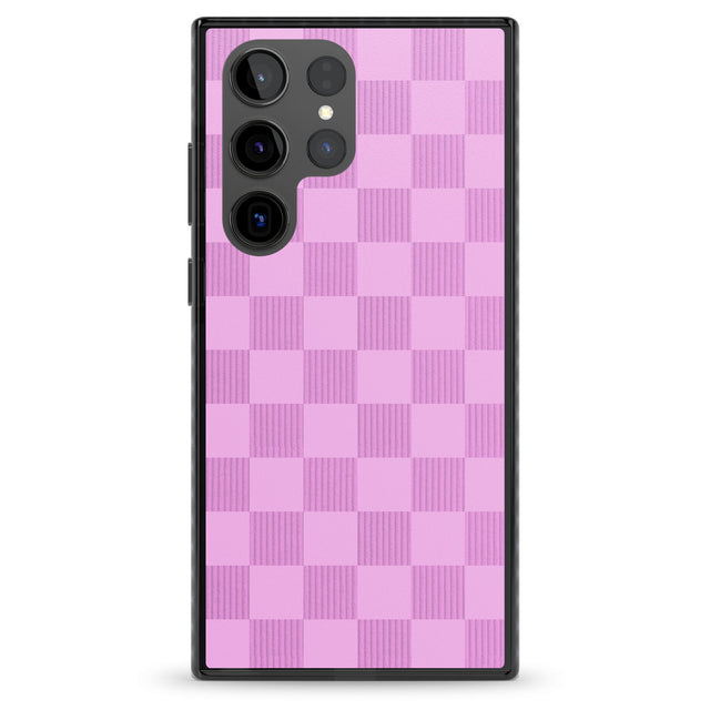 BUBBLEGUM CHECKERED Impact Phone Case for Samsung Galaxy S24 Ultra , Samsung Galaxy S23 Ultra, Samsung Galaxy S22 Ultra