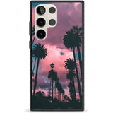 Palm Tree Sunset Photograph Phone Case Samsung S22 Ultra / Black Impact Case,Samsung S23 Ultra / Black Impact Case Blanc Space