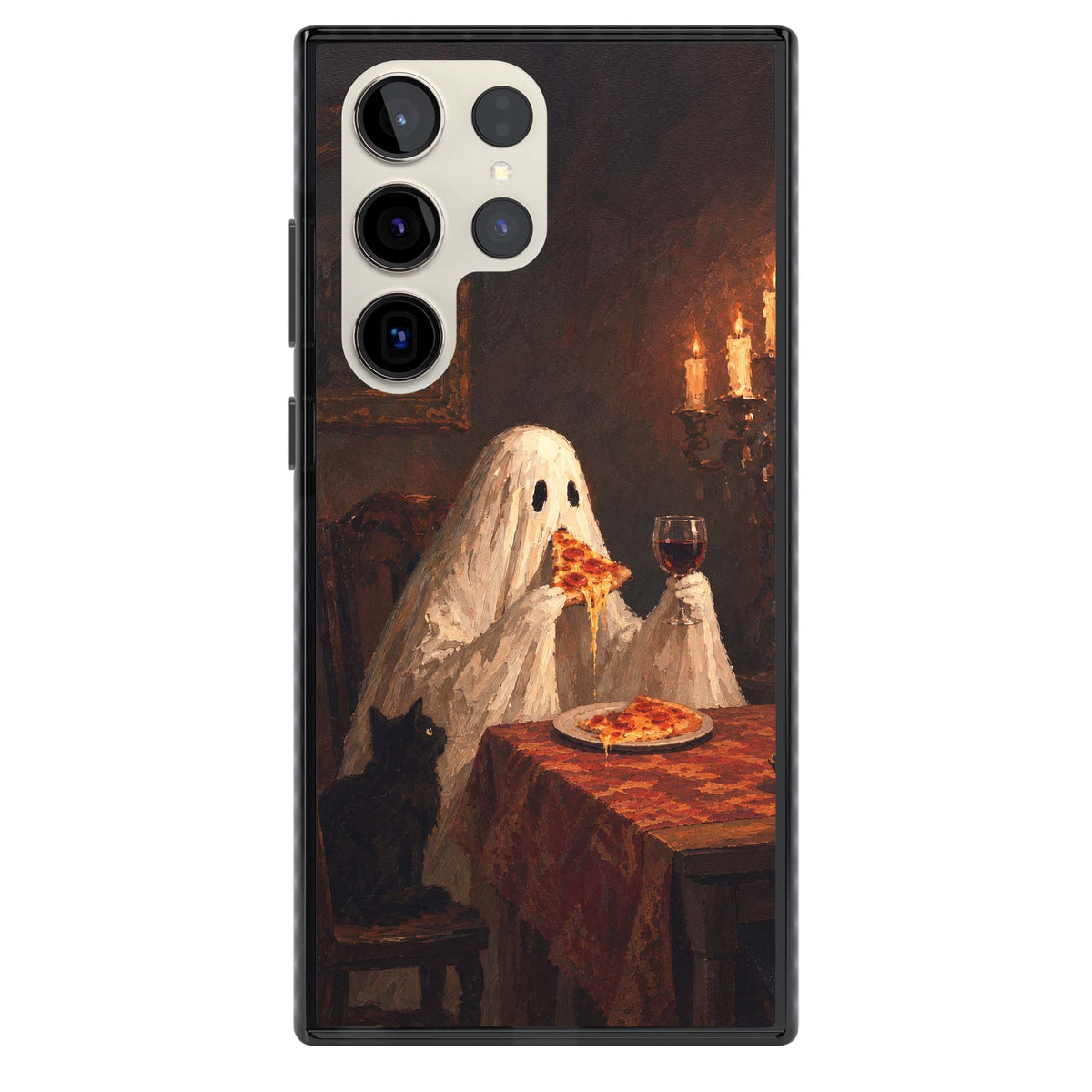 Lonely Night In art iPhone case | Black Impact case for Samsung Galaxy S24 Ultra, Samsung Galaxy S23 Ultra, Samsung Galaxy S22 Ultra