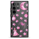 Pink Moon & Maple Impact Phone Case for Samsung Galaxy S24 Ultra , Samsung Galaxy S23 Ultra, Samsung Galaxy S22 Ultra