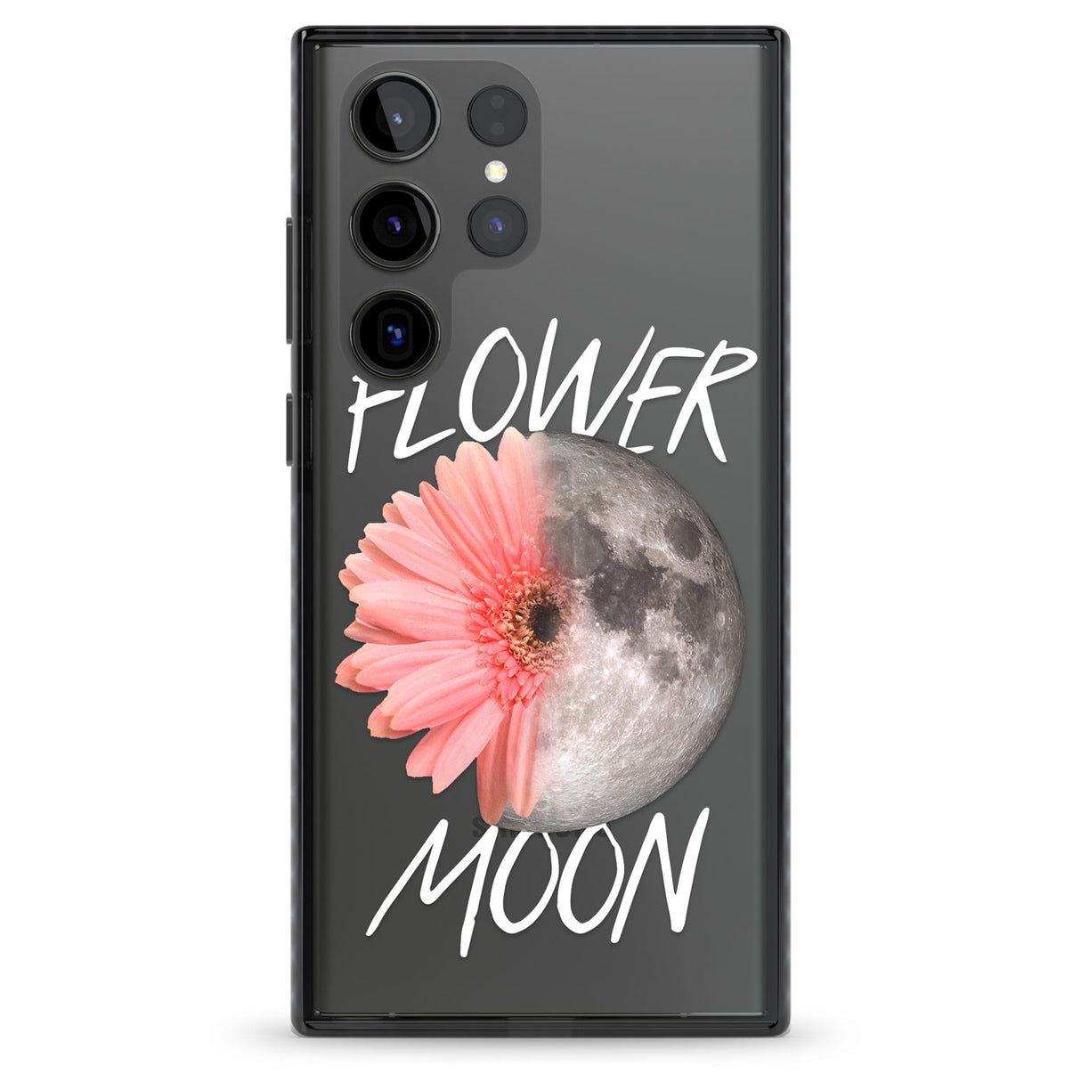Flower Moon Impact Phone Case for Samsung Galaxy S24 Ultra , Samsung Galaxy S23 Ultra, Samsung Galaxy S22 Ultra